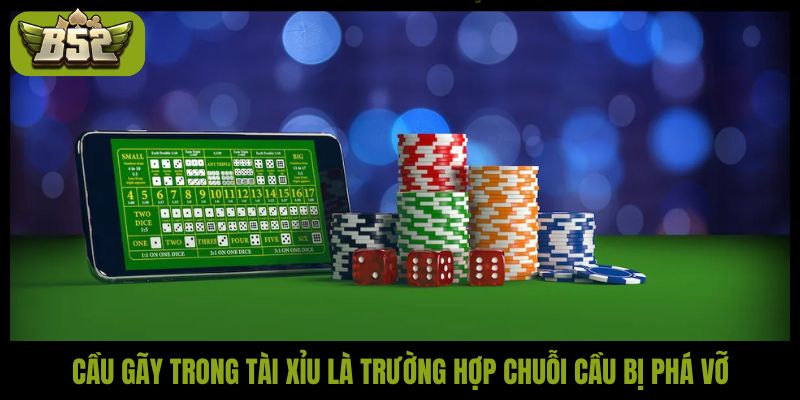 Cầu gãy trong tài xỉu là trường hợp chuỗi cầu bị phá vỡ